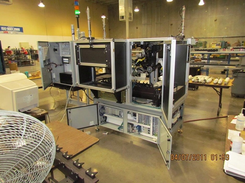 Video Inspection Machine for Explosive Material | IPS Custom Automation